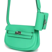 Hermes Kelly Moove Vert Comics Swift Palladium Hardware Hermes Kelly Moove Vert Comics Swift Palladium Hardware