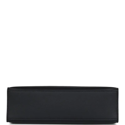 Hermes Kelly Pochette Black Swift Gold Hardware