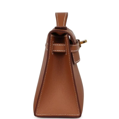 Hermes Kelly Pochette Gold Swift Gold Hardware Hermes Kelly Pochette Gold Swift Gold Hardware