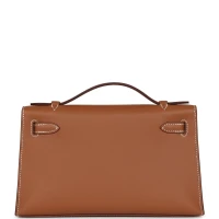 Hermes Kelly Pochette Gold Swift Gold Hardware Hermes Kelly Pochette Gold Swift Gold Hardware