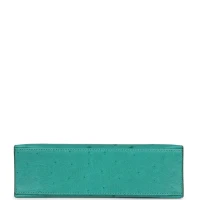 Hermes Kelly Pochette Vert Verone Ostrich Gold Hardware Hermes Kelly Pochette Vert Verone Ostrich Gold Hardware