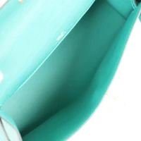 Hermes Kelly Pochette Vert Verone Ostrich Gold Hardware Hermes Kelly Pochette Vert Verone Ostrich Gold Hardware