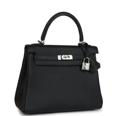 Hermes Kelly Retourne 25 Black Togo Palladium Hardware Hermes Kelly Retourne 25 Black Togo Palladium Hardware