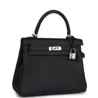 Hermes Kelly Retourne 25 Black Togo Palladium Hardware Hermes Kelly Retourne 25 Black Togo Palladium Hardware