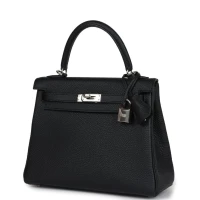 Hermes Kelly Retourne 25 Black Togo Palladium Hardware Hermes Kelly Retourne 25 Black Togo Palladium Hardware