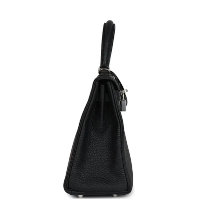 Hermes Kelly Retourne 25 Black Togo Palladium Hardware Hermes Kelly Retourne 25 Black Togo Palladium Hardware