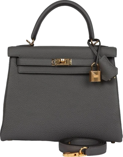 Hermes Kelly Retourne 25 Etain Togo Gold Hardware Hermes Kelly Retourne 25 Etain Togo Gold Hardware