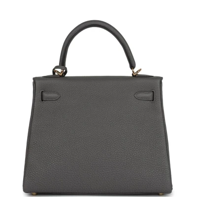 Hermes Kelly Retourne 25 Etain Togo Gold Hardware Hermes Kelly Retourne 25 Etain Togo Gold Hardware