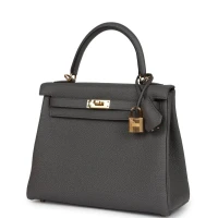 Hermes Kelly Retourne 25 Etain Togo Gold Hardware Hermes Kelly Retourne 25 Etain Togo Gold Hardware