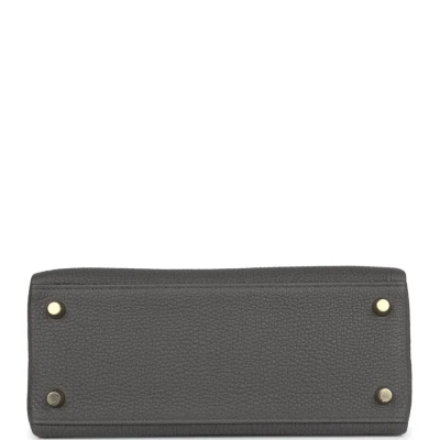 Hermes Kelly Retourne 25 Etain Togo Gold Hardware Hermes Kelly Retourne 25 Etain Togo Gold Hardware