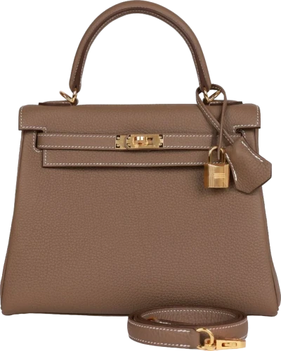 Hermes Kelly Retourne 25 Etoupe Togo Gold Hardware Hermes Kelly Retourne 25 Etoupe Togo Gold Hardware