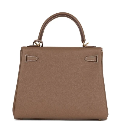 Hermes Kelly Retourne 25 Etoupe Togo Gold Hardware Hermes Kelly Retourne 25 Etoupe Togo Gold Hardware