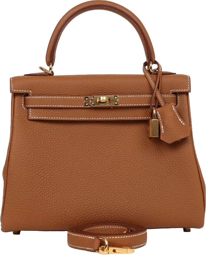 Hermes Kelly Retourne 25 Gold Togo Gold Hardware