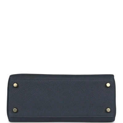 Hermes Kelly Retourne 25 Gris Misty Togo Permabrass Hardware