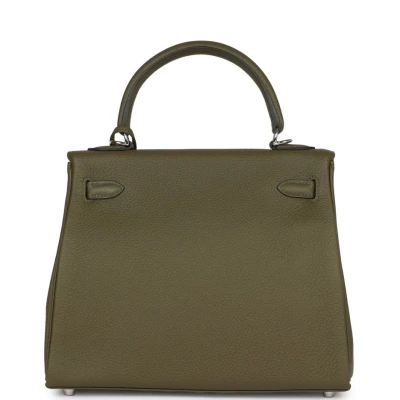 Hermes Kelly Retourne 25 Vert Veronese Togo Palladium Hardware Hermes Kelly Retourne 25 Vert Veronese Togo Palladium Hardware