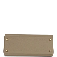 Hermes Kelly Retourne 28 Beige Marfa Clemence Gold Hardware Hermes Kelly Retourne 28 Beige Marfa Clemence Gold Hardware