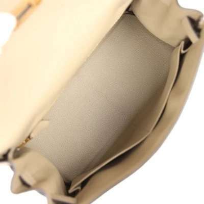 Hermes Kelly Retourne 28 Beige Marfa Clemence Gold Hardware Hermes Kelly Retourne 28 Beige Marfa Clemence Gold Hardware