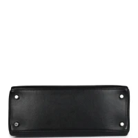 Hermes Kelly Retourne 28 Black Evergrain Palladium Hardware Hermes Kelly Retourne 28 Black Evergrain Palladium Hardware