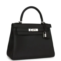 Hermes Kelly Retourne 28 Black Togo Palladium Hardware Hermes Kelly Retourne 28 Black Togo Palladium Hardware
