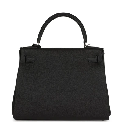 Hermes Kelly Retourne 28 Black Togo Palladium Hardware Hermes Kelly Retourne 28 Black Togo Palladium Hardware