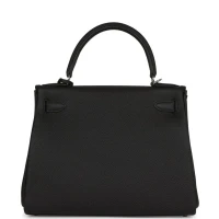 Hermes Kelly Retourne 28 Black Togo Palladium Hardware Hermes Kelly Retourne 28 Black Togo Palladium Hardware