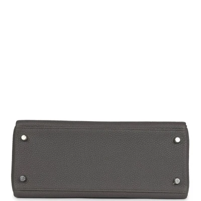 Hermes Kelly Retourne 28 Etain Togo Palladium Hardware
