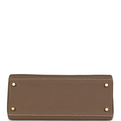 Hermes Kelly Retourne 28 Etoupe Togo Gold Hardware