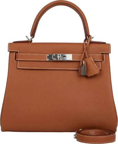 Hermes Kelly Retourne 28 Gold Evercolor Palladium Hardware Hermes Kelly Retourne 28 Gold Evercolor Palladium Hardware