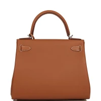 Hermes Kelly Retourne 28 Gold Evercolor Palladium Hardware Hermes Kelly Retourne 28 Gold Evercolor Palladium Hardware