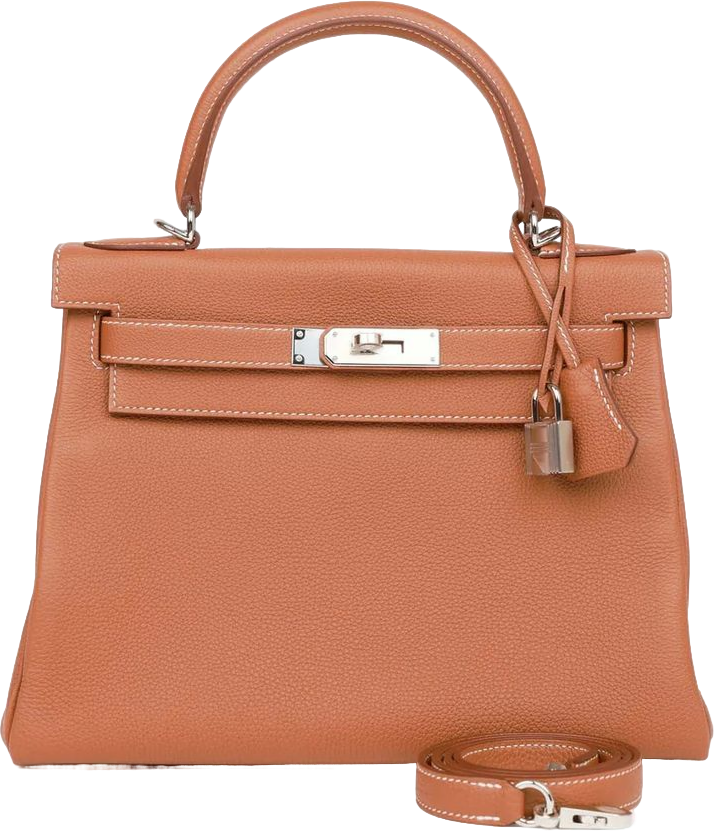 Hermes Kelly Retourne 28 Gold Togo Palladium Hardware