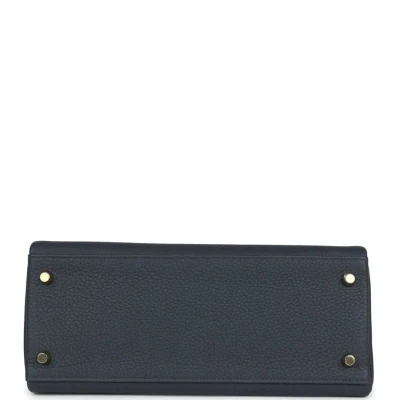 Hermes Kelly Retourne 28 Gris Misty Togo Permabrass Hardware
