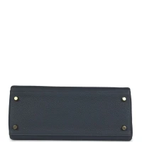 Hermes Kelly Retourne 28 Gris Misty Togo Permabrass Hardware