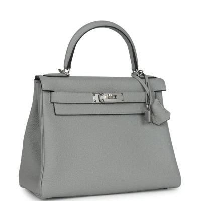 Hermes Kelly Retourne 28 Gris Mouette Togo Palladium Hardware Hermes Kelly Retourne 28 Gris Mouette Togo Palladium Hardware