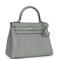 Hermes Kelly Retourne 28 Gris Mouette Togo Palladium Hardware Hermes Kelly Retourne 28 Gris Mouette Togo Palladium Hardware