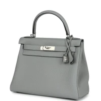 Hermes Kelly Retourne 28 Gris Mouette Togo Palladium Hardware Hermes Kelly Retourne 28 Gris Mouette Togo Palladium Hardware