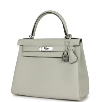 Hermes Kelly Retourne 28 Gris Neve Togo Palladium Hardware Hermes Kelly Retourne 28 Gris Neve Togo Palladium Hardware