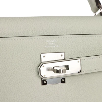 Hermes Kelly Retourne 28 Gris Neve Togo Palladium Hardware Hermes Kelly Retourne 28 Gris Neve Togo Palladium Hardware