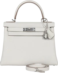 Hermes Kelly Retourne 28 Gris Pale Togo Palladium Hardware Hermes Kelly Retourne 28 Gris Pale Togo Palladium Hardware
