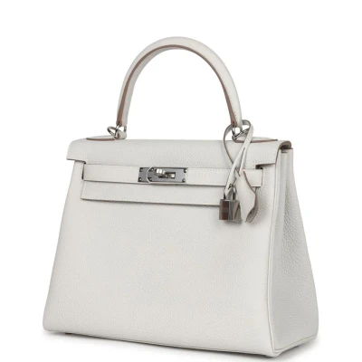 Hermes Kelly Retourne 28 Gris Pale Togo Palladium Hardware Hermes Kelly Retourne 28 Gris Pale Togo Palladium Hardware