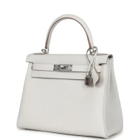 Hermes Kelly Retourne 28 Gris Pale Togo Palladium Hardware Hermes Kelly Retourne 28 Gris Pale Togo Palladium Hardware