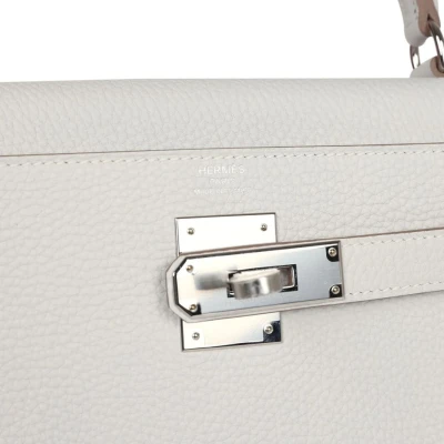 Hermes Kelly Retourne 28 Gris Pale Togo Palladium Hardware Hermes Kelly Retourne 28 Gris Pale Togo Palladium Hardware