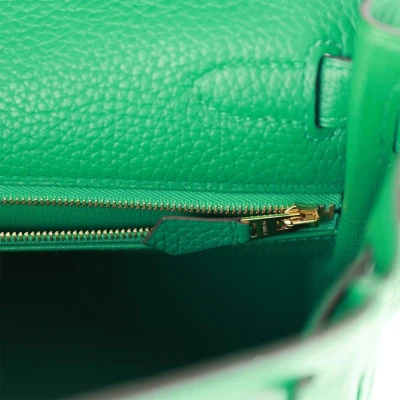 Hermes Kelly Retourne 28 Vert Vertigo Clemence Gold Hardware