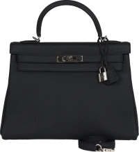 Hermes Kelly Retourne 32 Black Togo Palladium Hardware Hermes Kelly Retourne 32 Black Togo Palladium Hardware