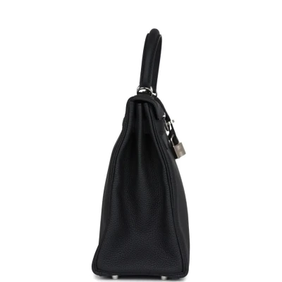Hermes Kelly Retourne 32 Black Togo Palladium Hardware Hermes Kelly Retourne 32 Black Togo Palladium Hardware