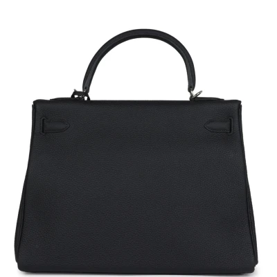 Hermes Kelly Retourne 32 Black Togo Palladium Hardware Hermes Kelly Retourne 32 Black Togo Palladium Hardware