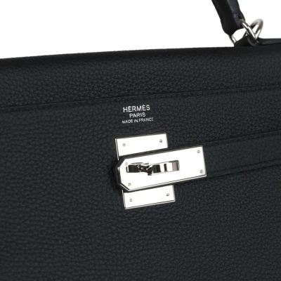 Hermes Kelly Retourne 32 Black Togo Palladium Hardware Hermes Kelly Retourne 32 Black Togo Palladium Hardware