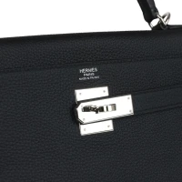 Hermes Kelly Retourne 32 Black Togo Palladium Hardware Hermes Kelly Retourne 32 Black Togo Palladium Hardware