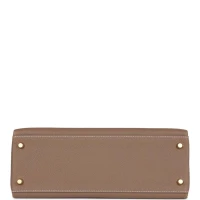 Hermes Kelly Retourne 32 Etoupe Togo Gold Hardware
