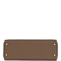 Hermes Kelly Retourne 32 Etoupe Togo Gold Hardware