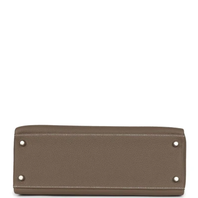 Hermes Kelly Retourne 32 Etoupe Togo Palladium Hardware Hermes Kelly Retourne 32 Etoupe Togo Palladium Hardware